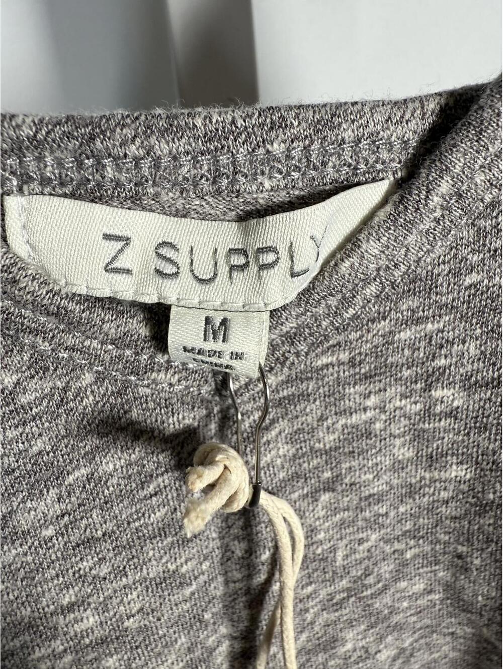 NWT Z Supply Kona Triblend Dress Heathered Gray Women's Size M - Picture 5 of 7